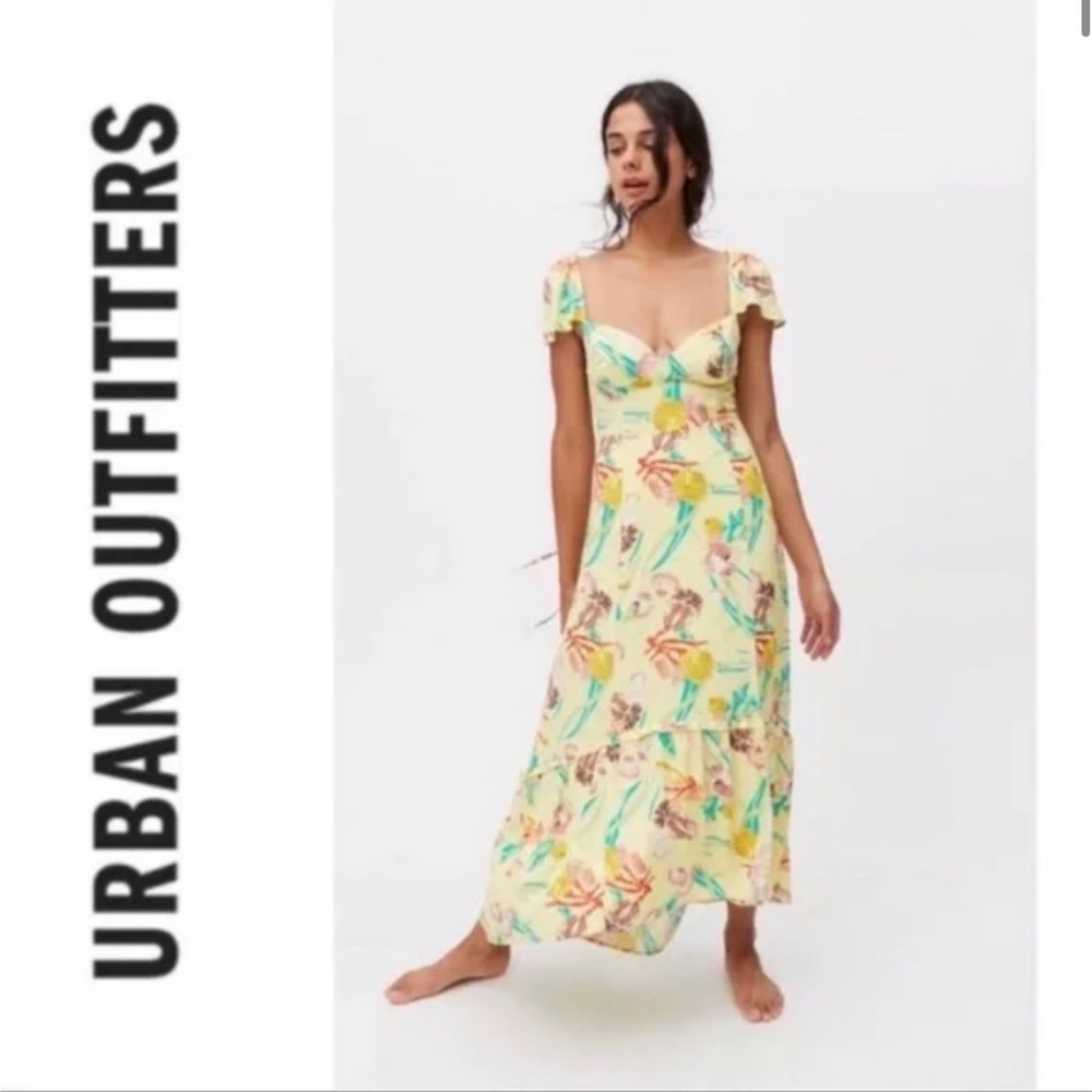 Urban Outfitters yellow seashell dress